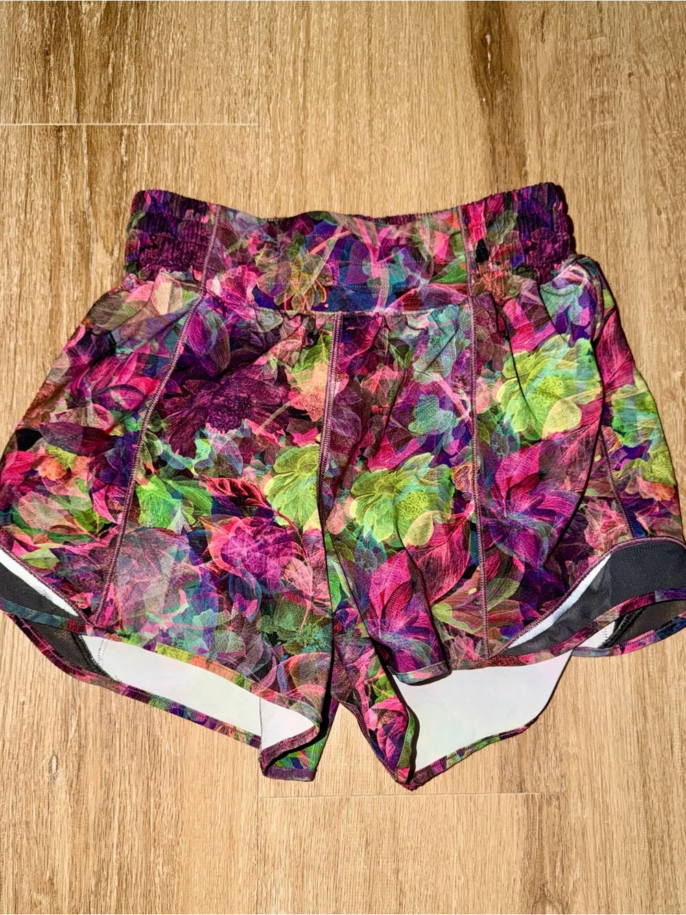 lululemon athletica | lululemon Vibrant Floral Multicolor Athletic Shorts